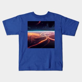 Interplanetary Spaceport Kids T-Shirt